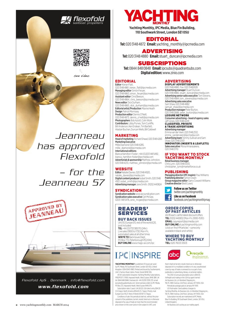 Yachting Monthly Preview Pages