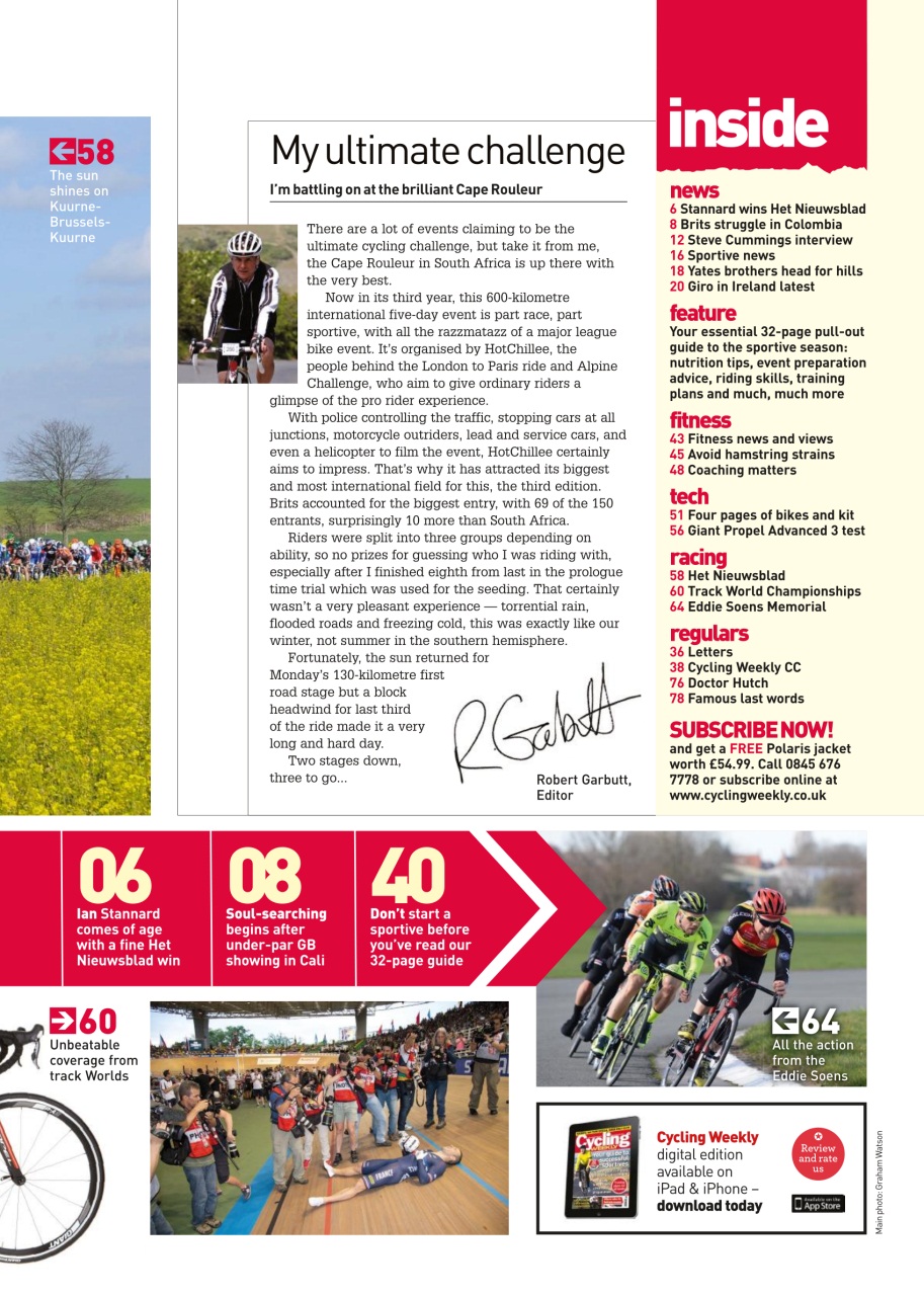 Cycling Weekly Preview Pages