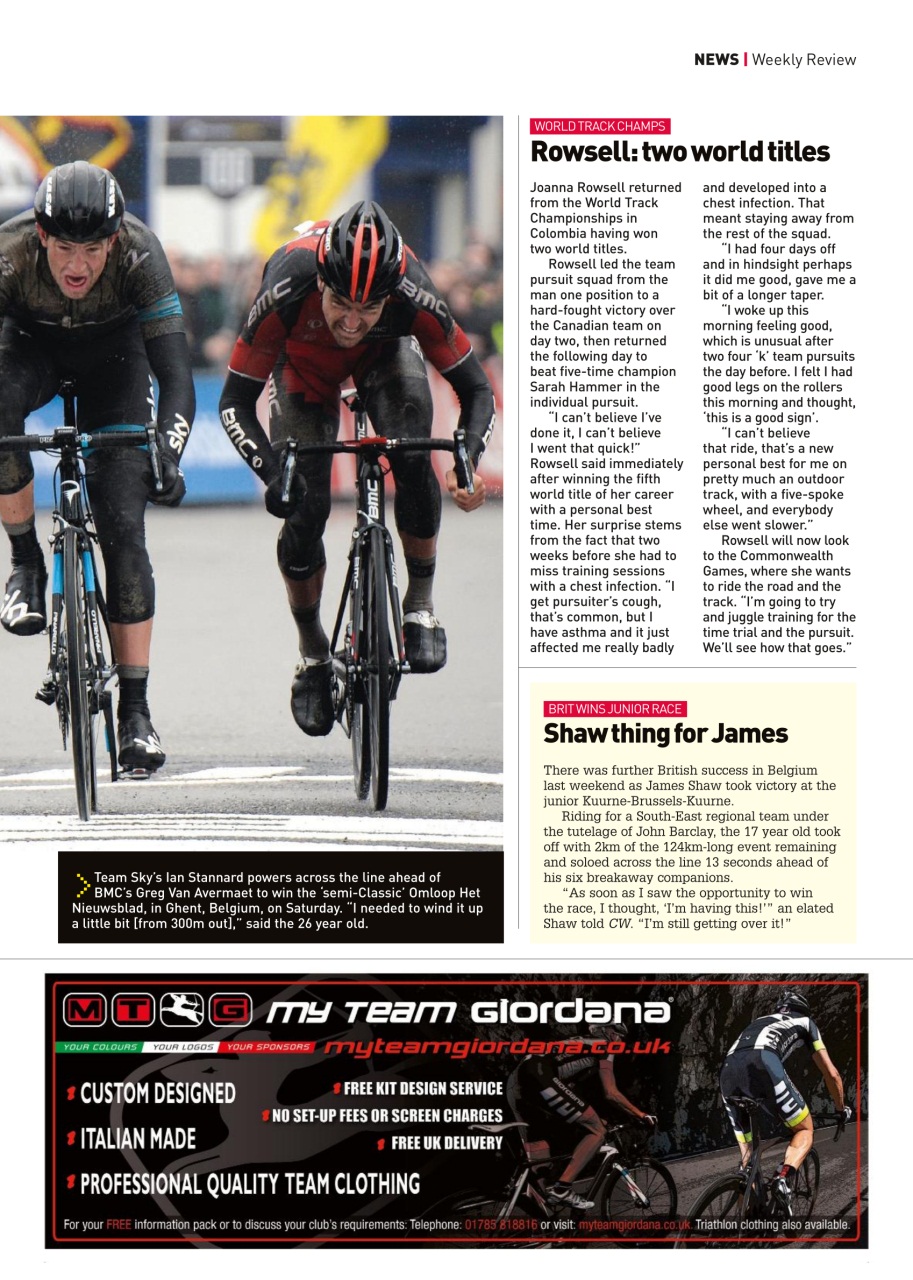 Cycling Weekly Preview Pages