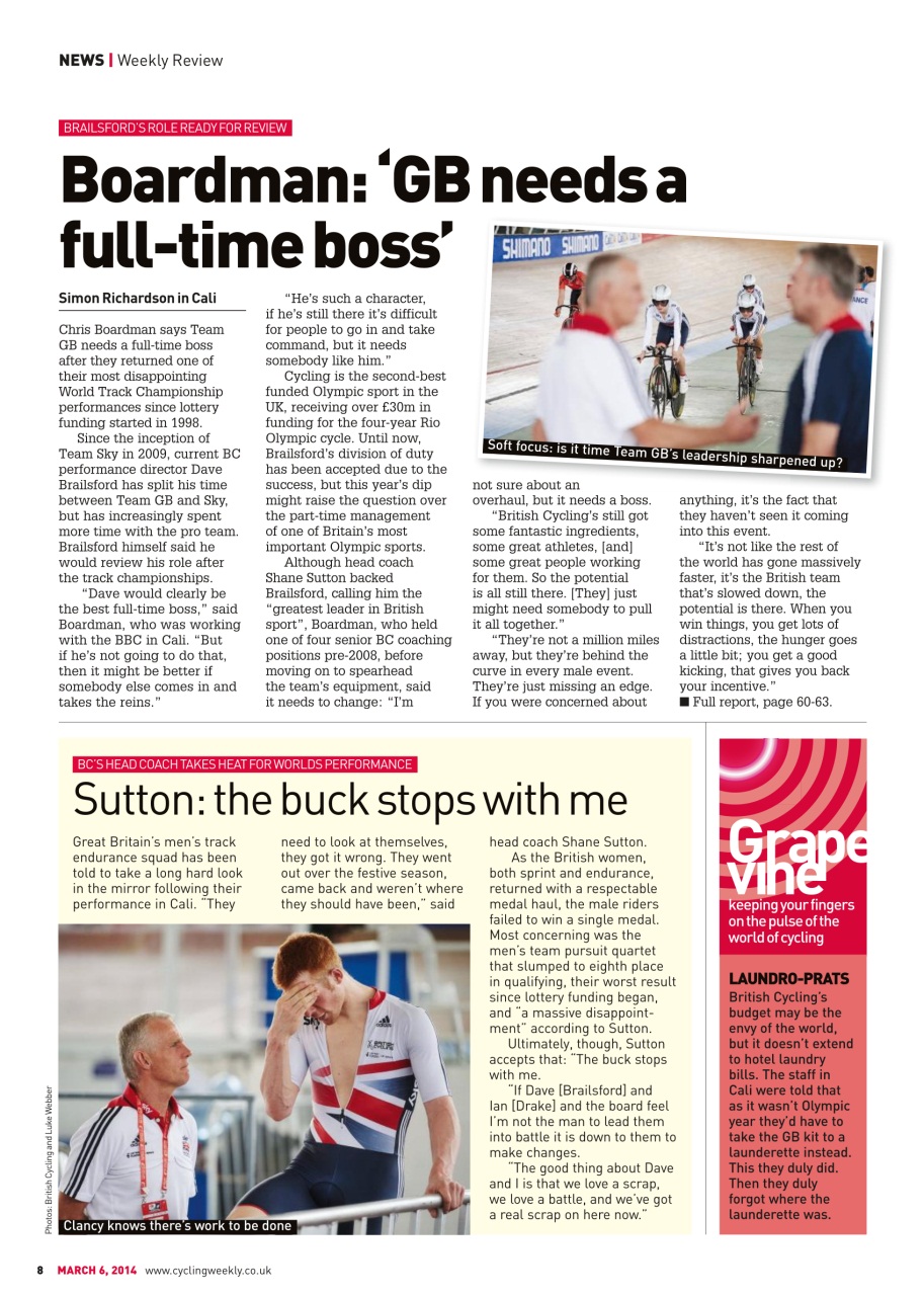 Cycling Weekly Preview Pages