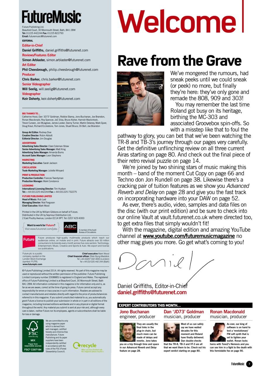 Future Music Preview Pages