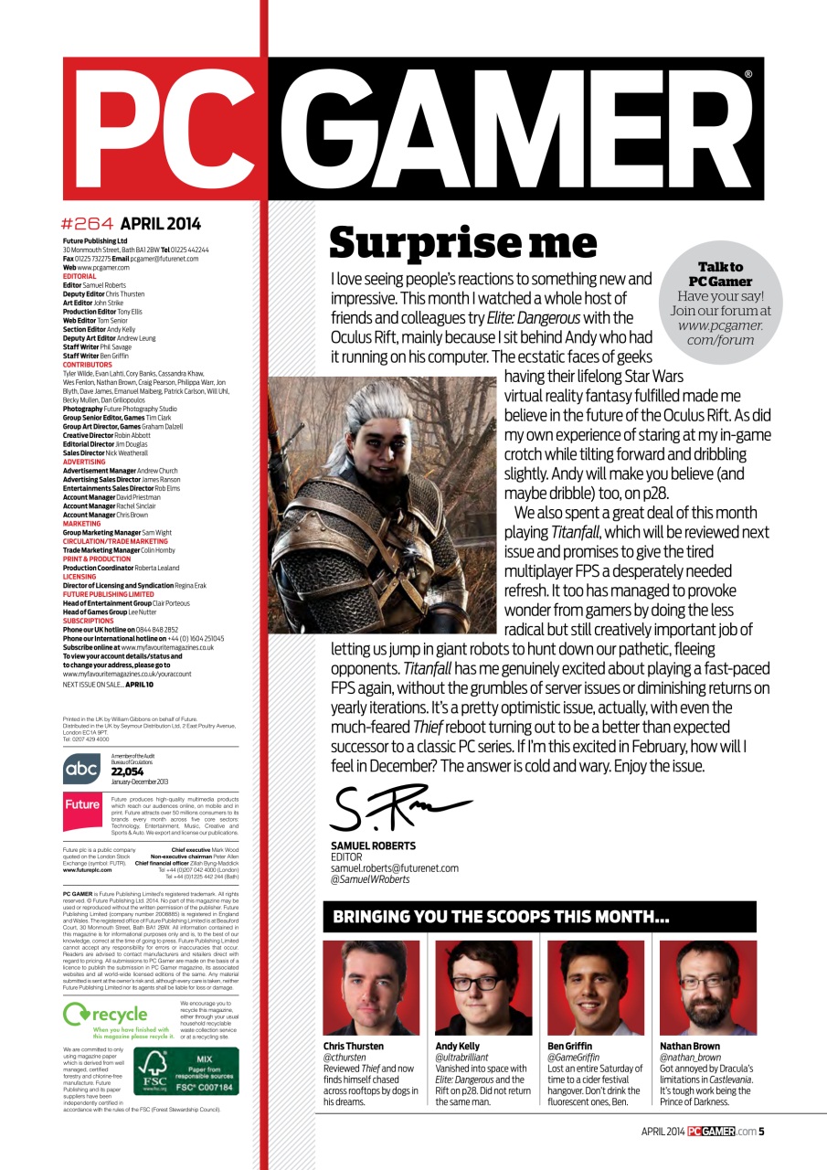 PC Gamer (UK Edition) Preview Pages