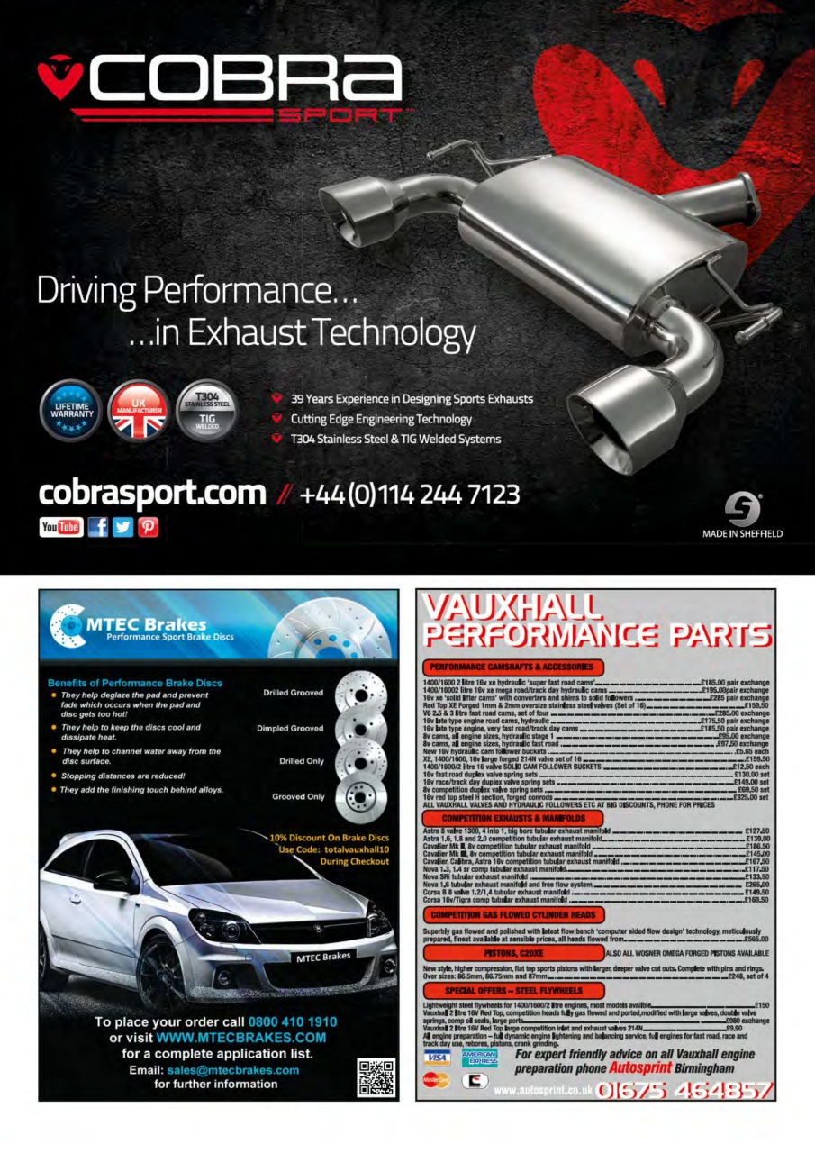 Performance Vauxhall Preview Pages