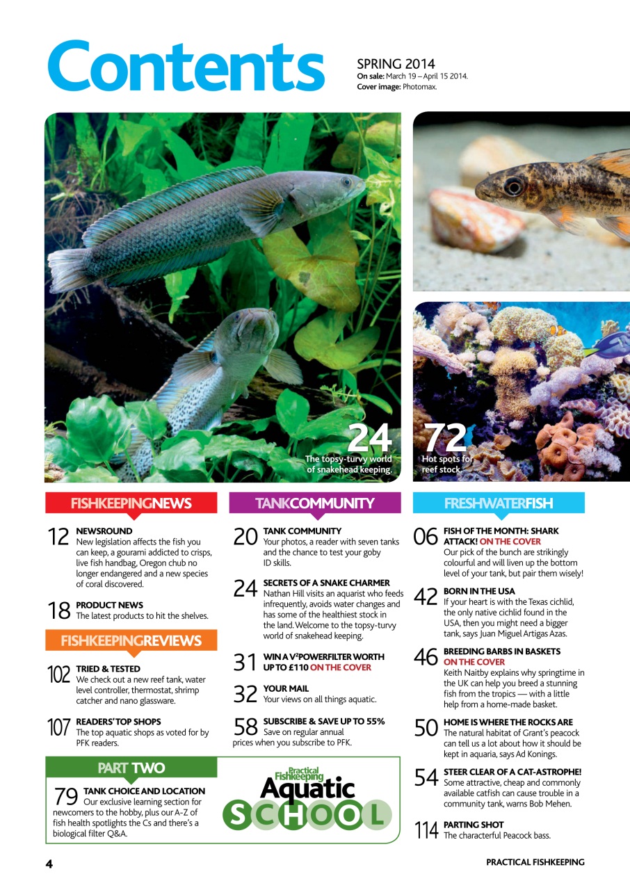 Practical Fishkeeping Preview Pages