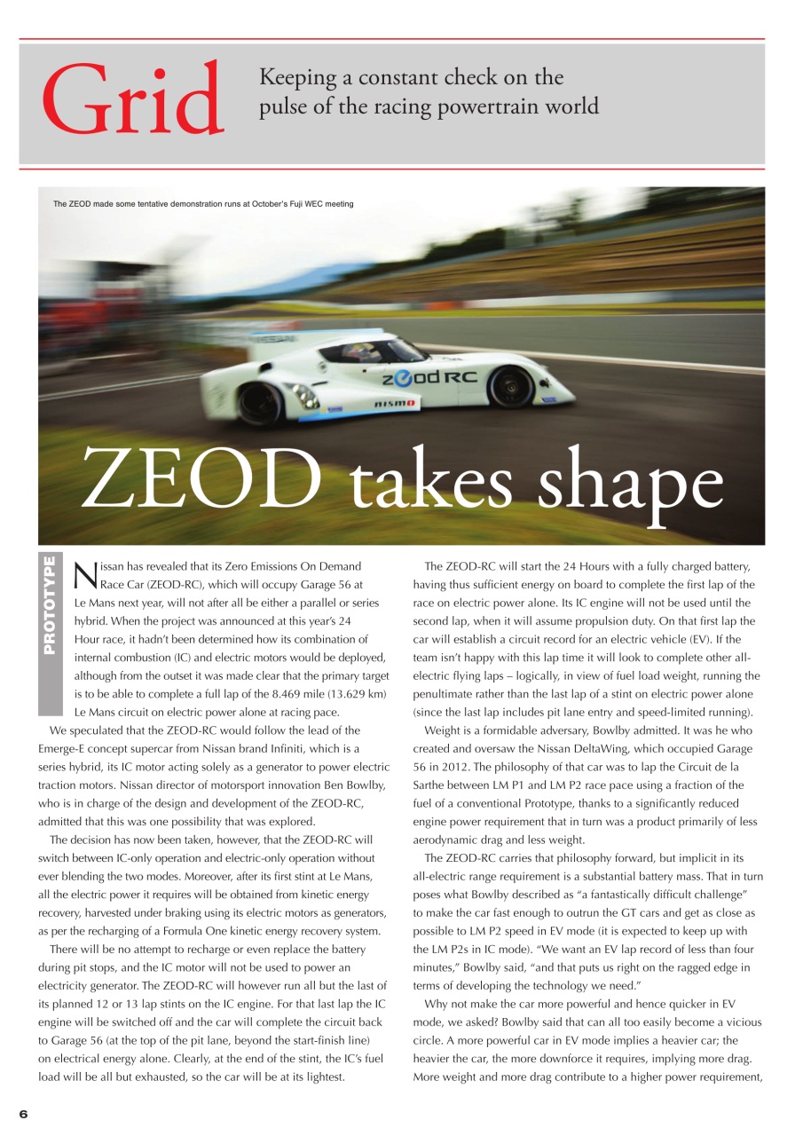 Race Engine Technology Preview Pages