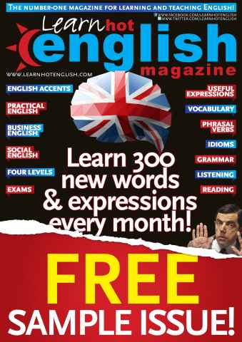 Learn Hot English issue Sample issue Learn Hot English 
