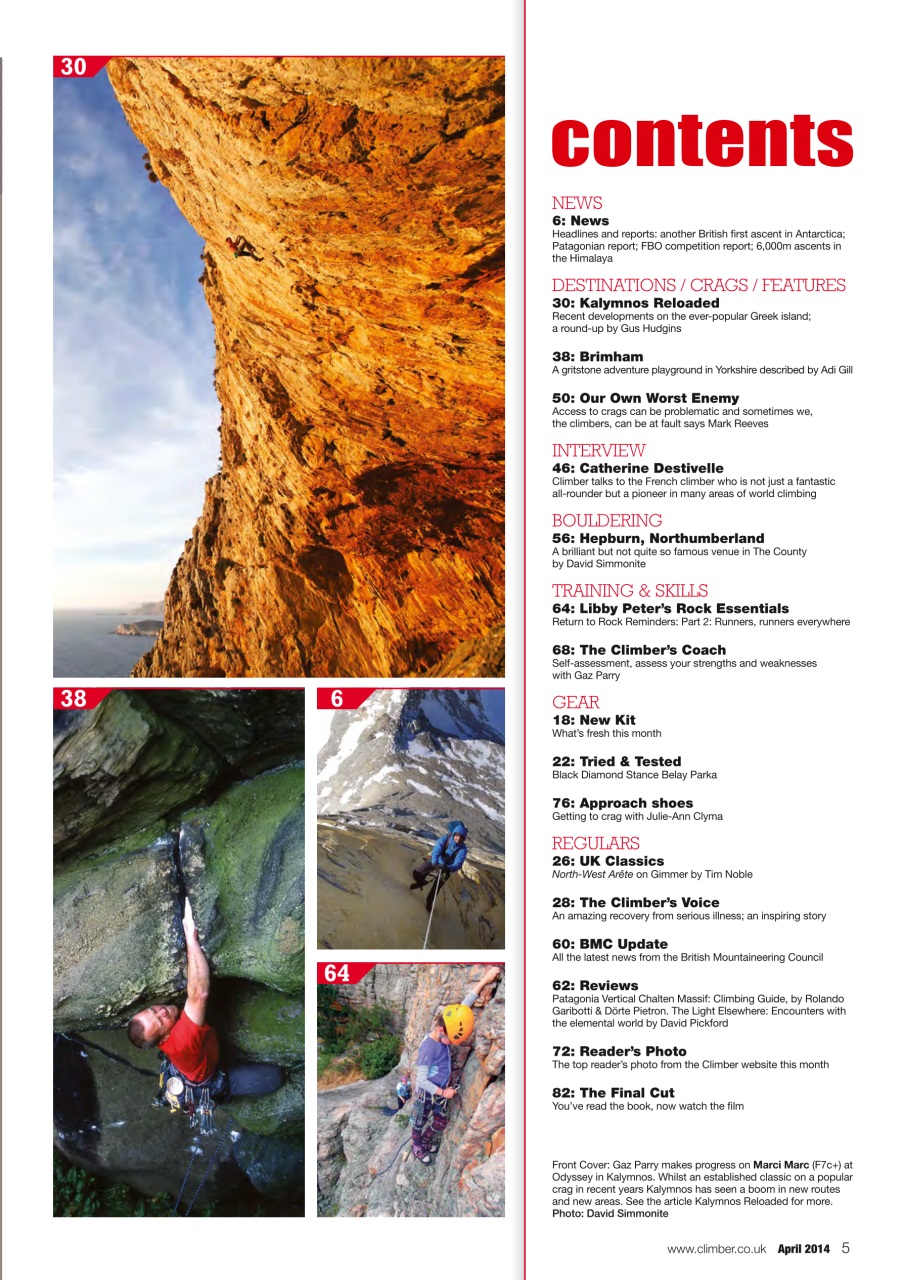 Climber Preview Pages