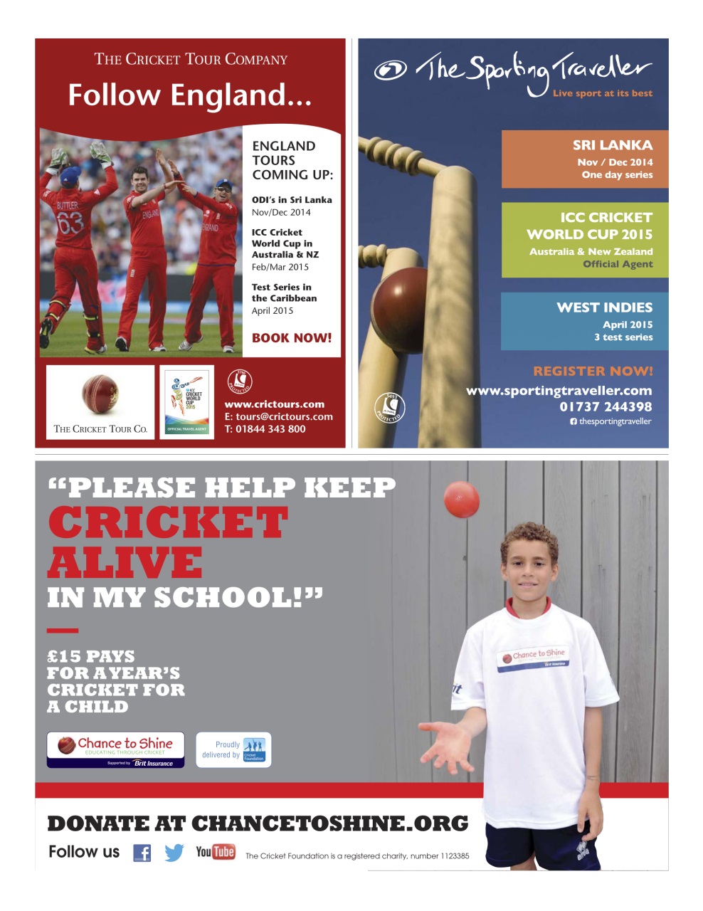 The Cricketer Magazine Preview Pages