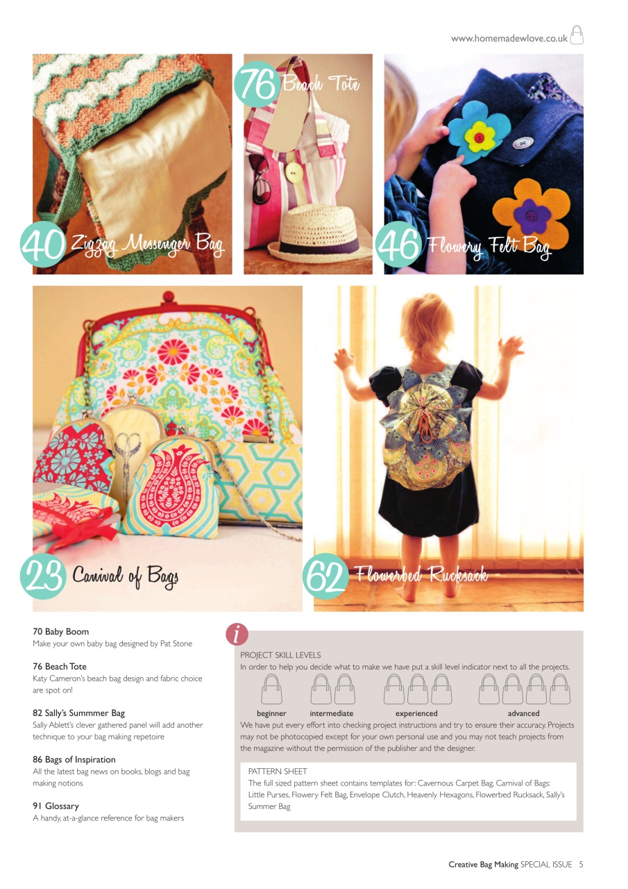 Popular Patchwork Magazine Preview Pages