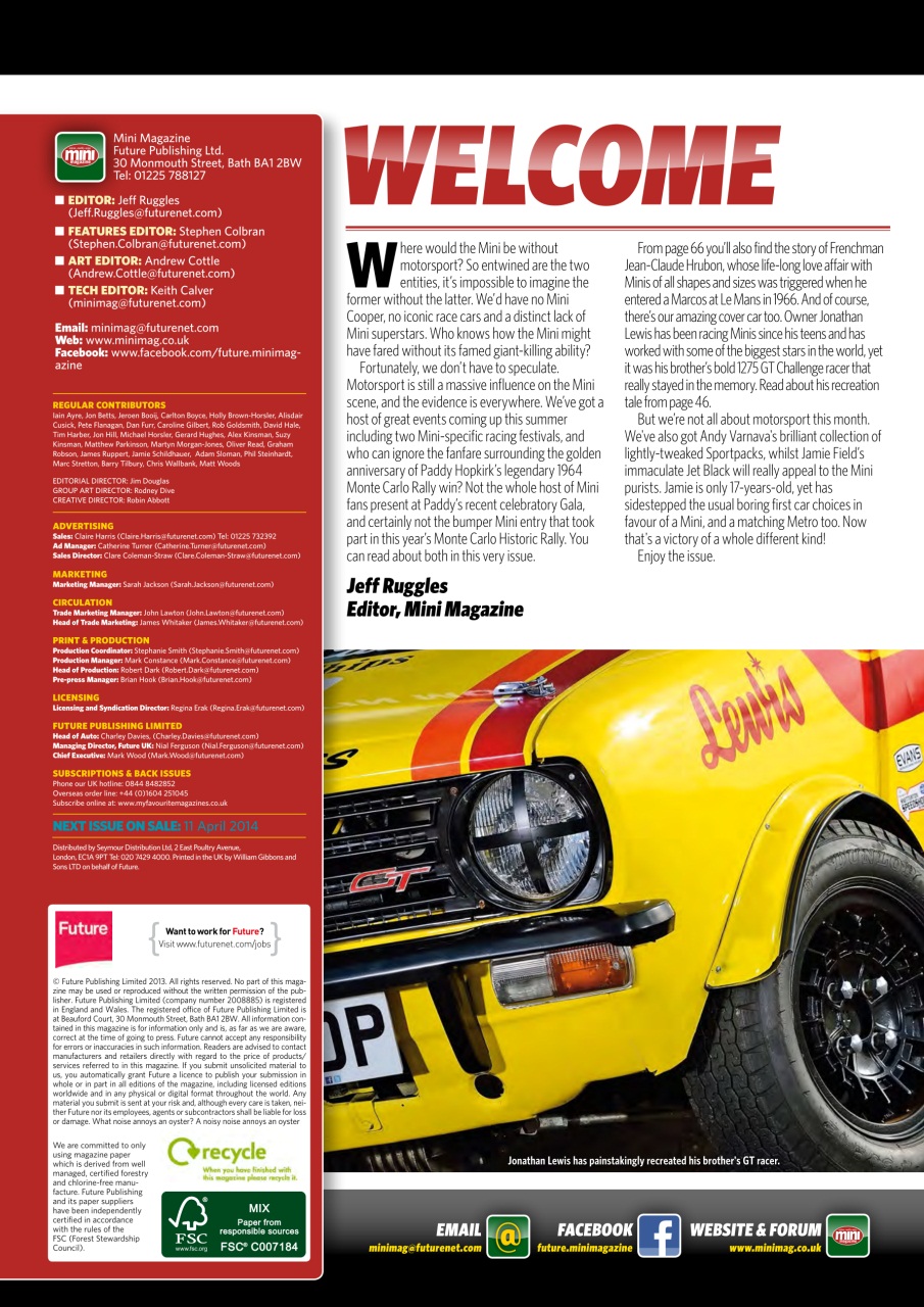 Mini Magazine Preview Pages