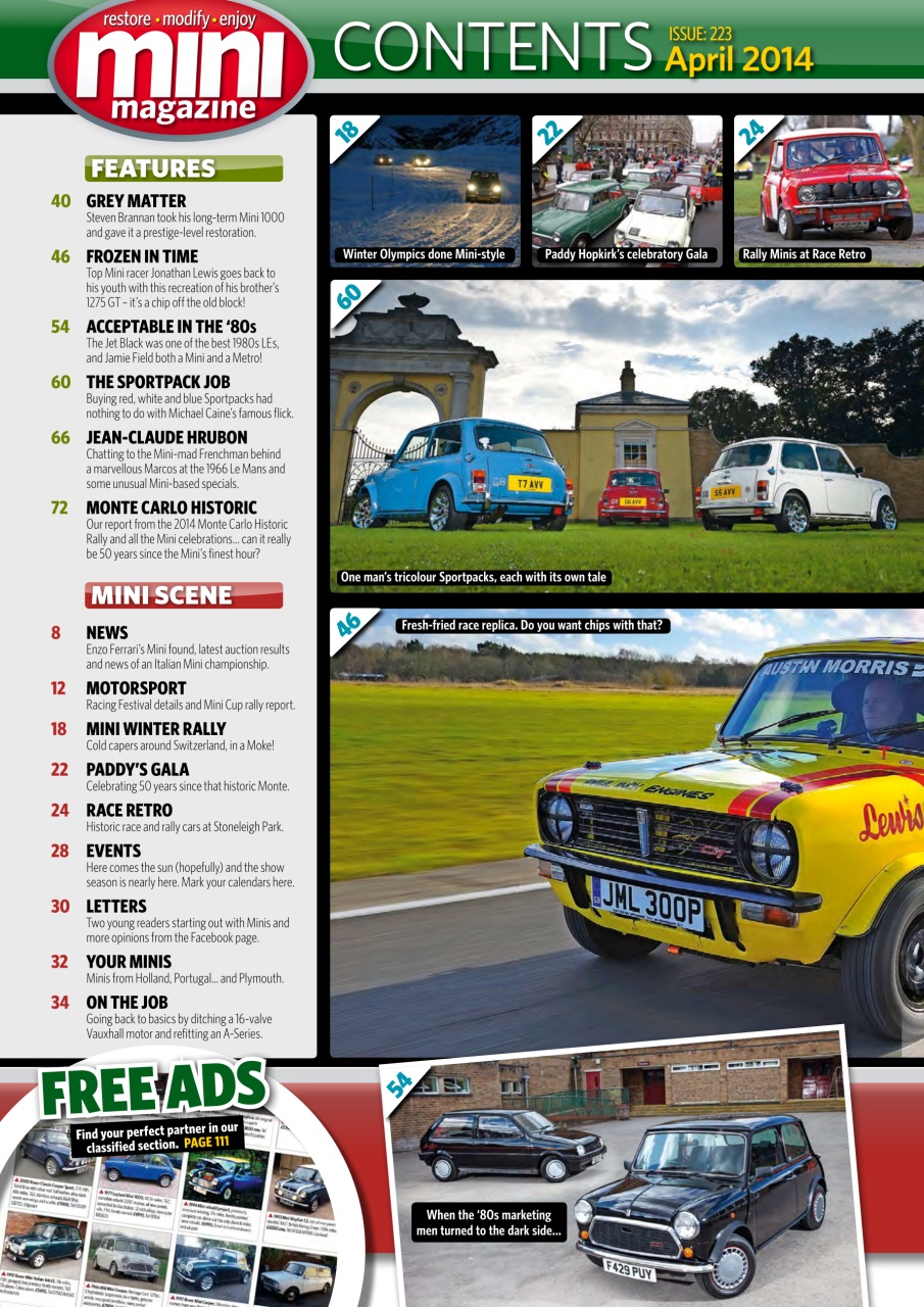 Mini Magazine Preview Pages