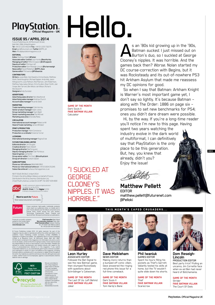 PLAY Magazine Preview Pages