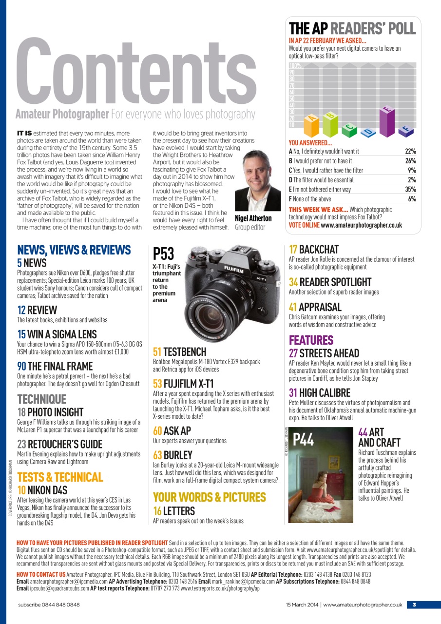 Amateur Photographer Preview Pages