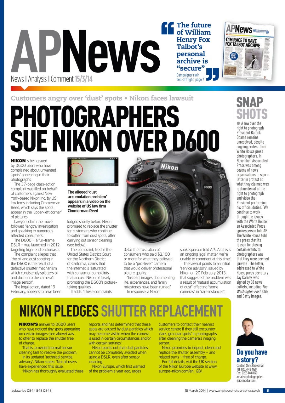 Amateur Photographer Preview Pages