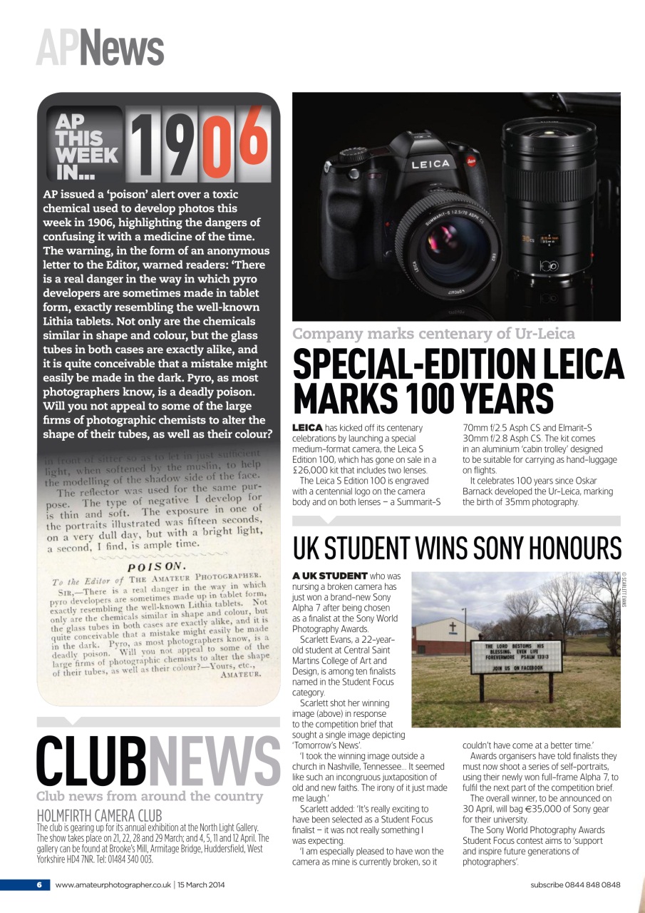 Amateur Photographer Preview Pages