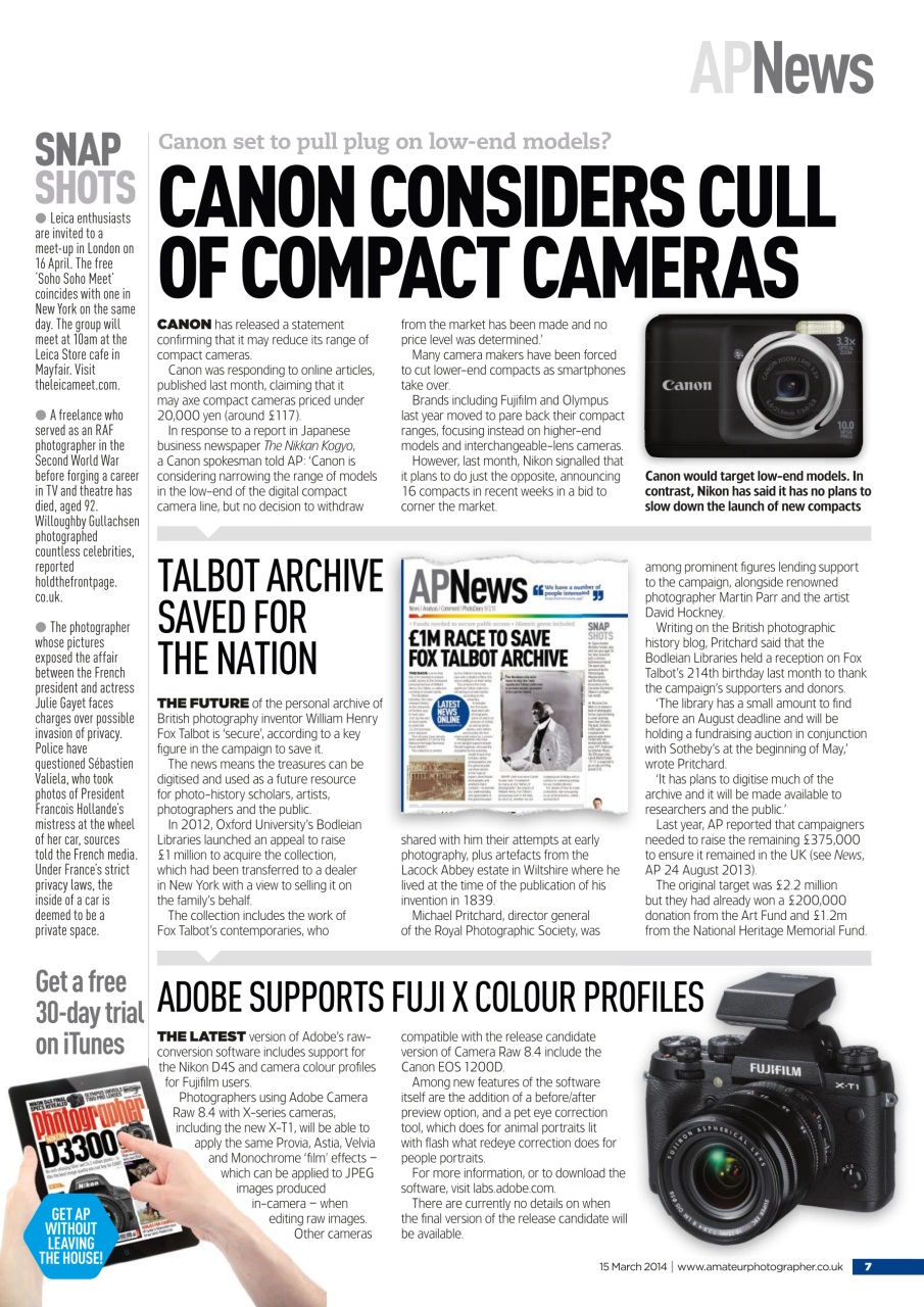 Amateur Photographer Preview Pages