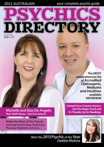 International Psychics Directory issue Australian Psychics Directory 2013