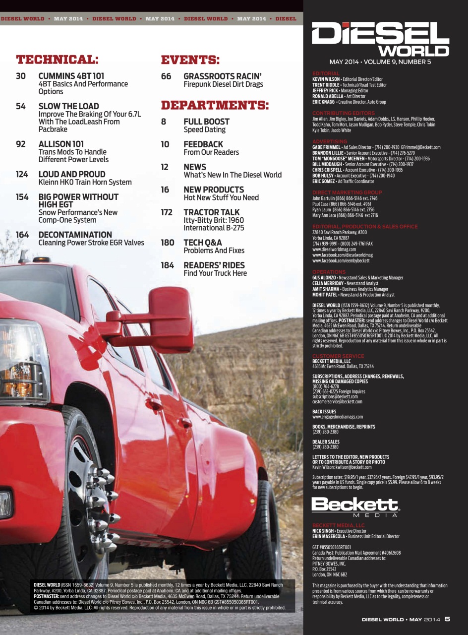 Diesel World Preview Pages