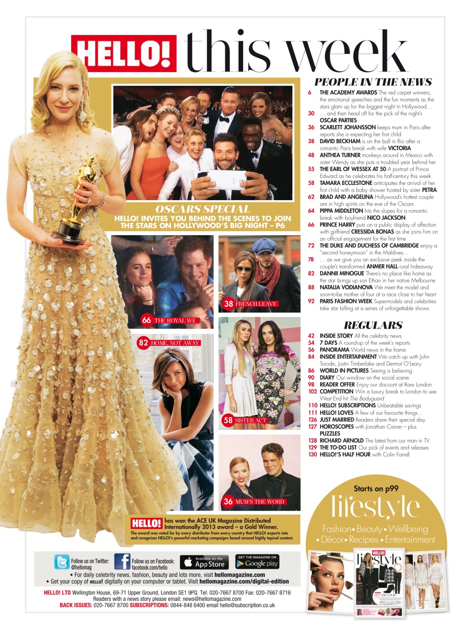 Hello! Magazine Preview Pages