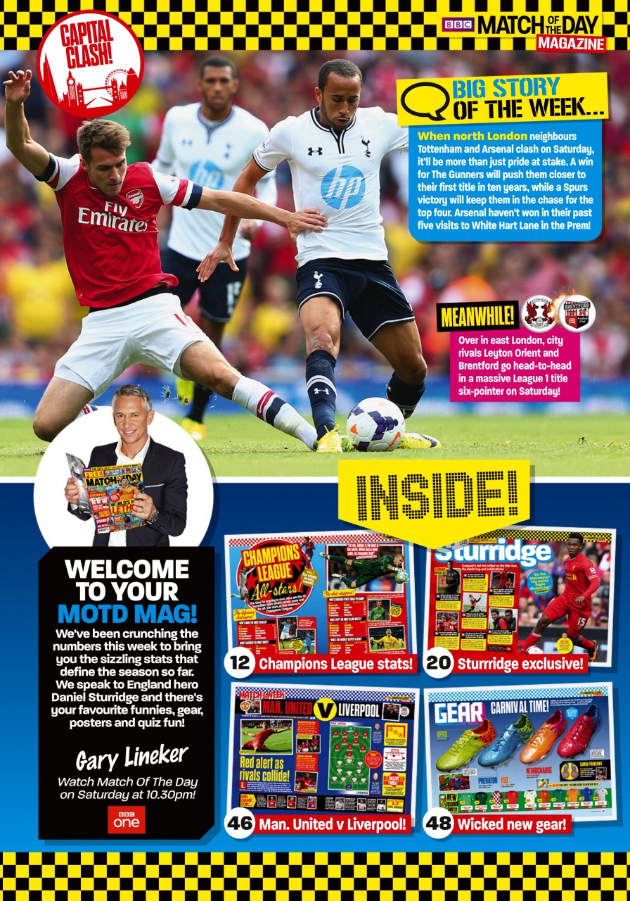 Match of the Day Preview Pages