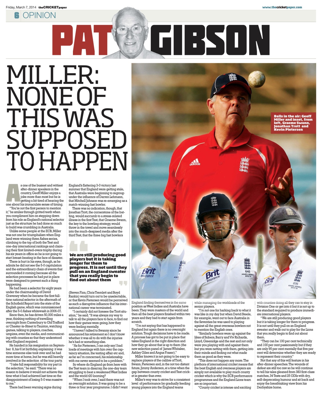 The Cricket Paper Preview Pages