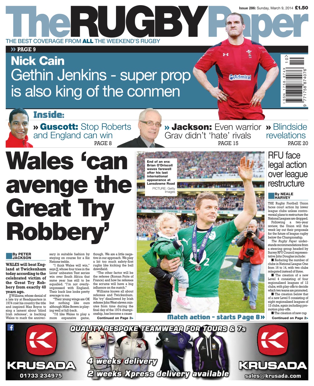 The Rugby Paper Preview Pages