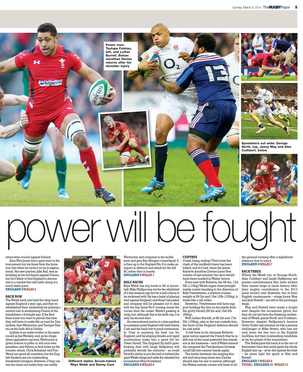 The Rugby Paper Preview Pages