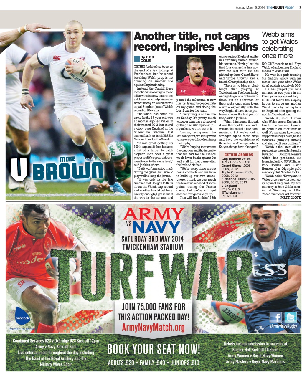 The Rugby Paper Preview Pages