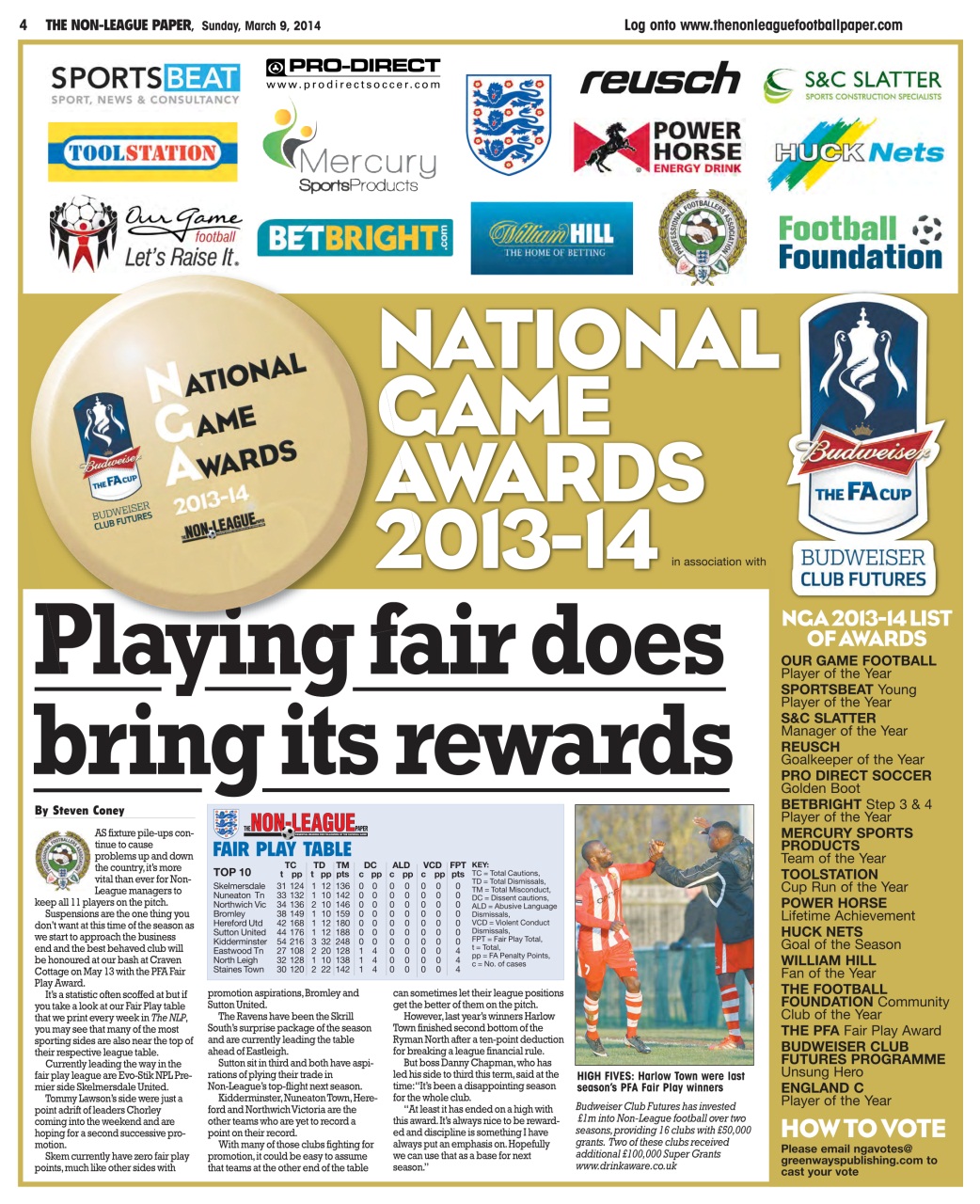 The Non-League Football Paper Preview Pages