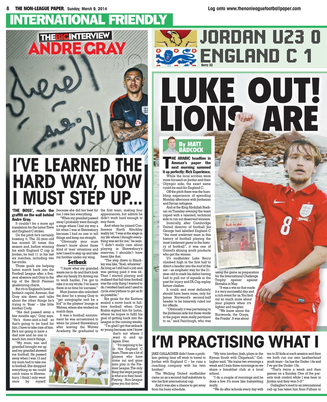 The Non-League Football Paper Preview Pages