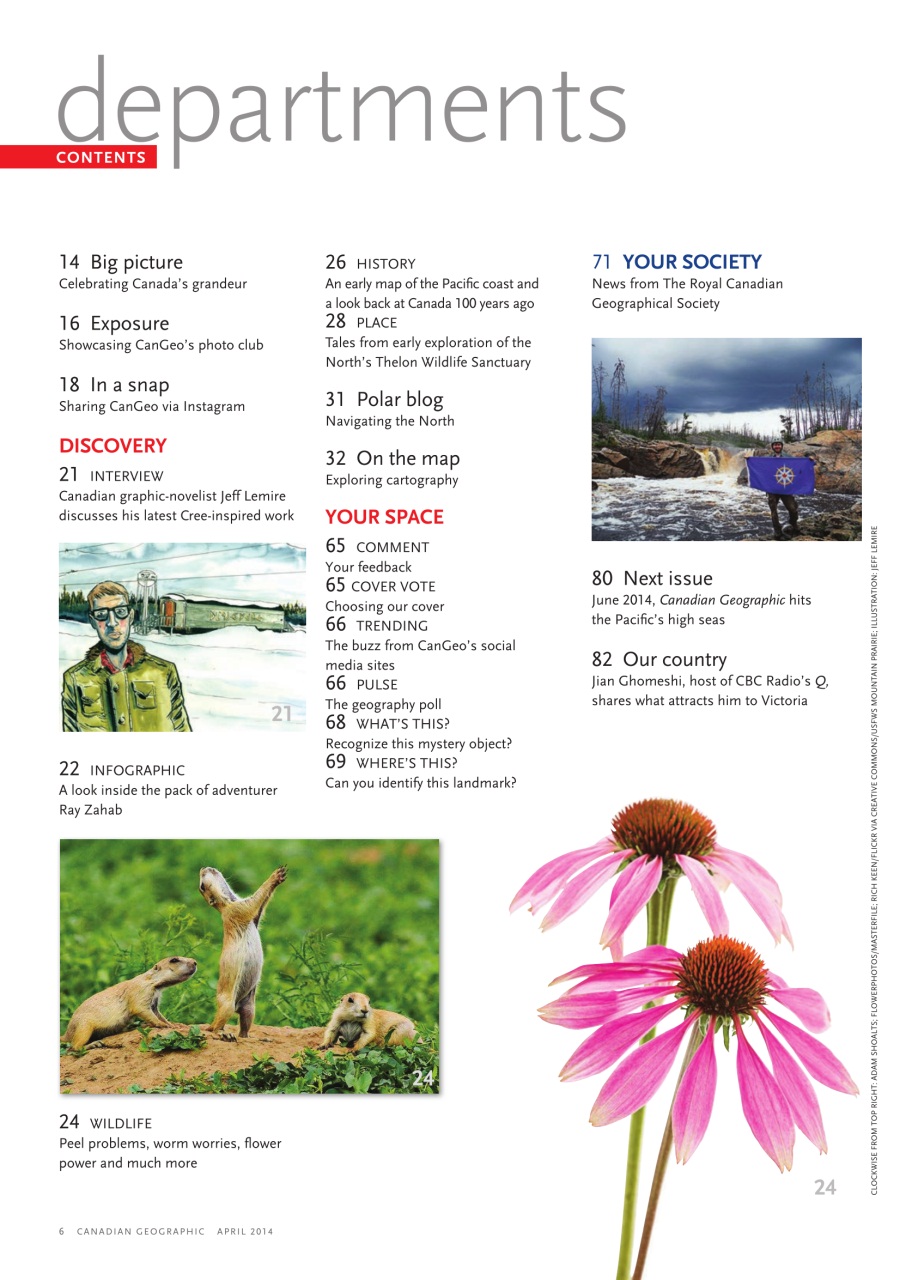 Canadian Geographic Preview Pages