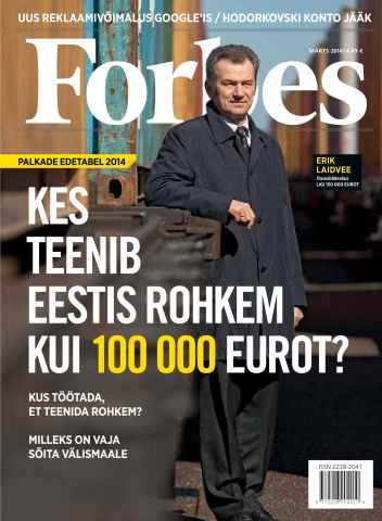 Forbes Estonia issue Forbes Mar '14