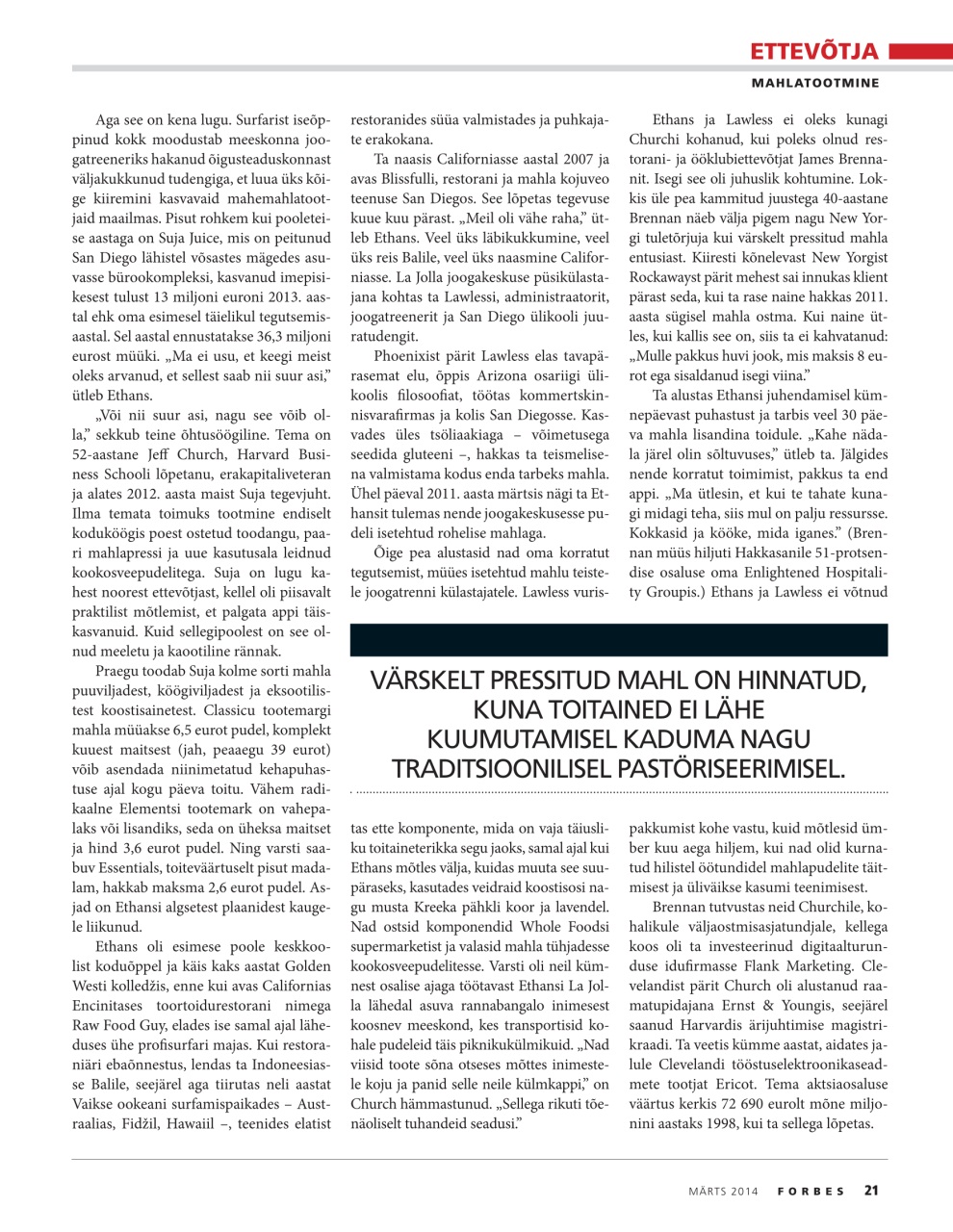 Forbes Estonia Preview Pages
