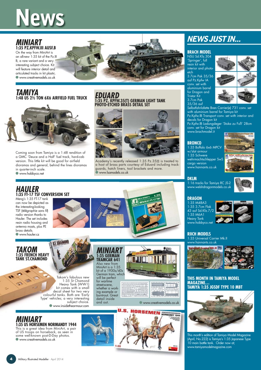 MIM: AFV Edition Preview Pages