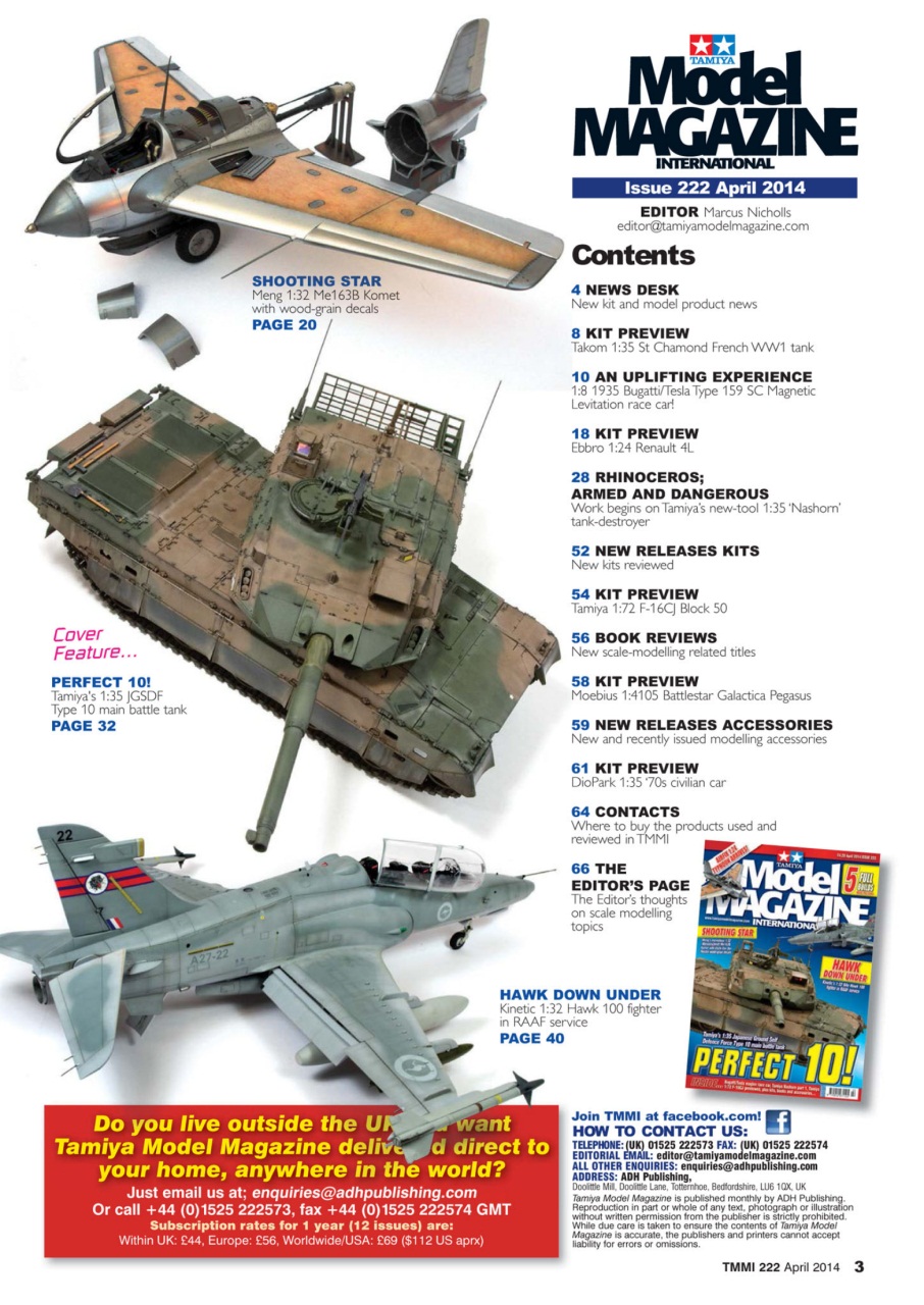 Tamiya Model Magazine Preview Pages