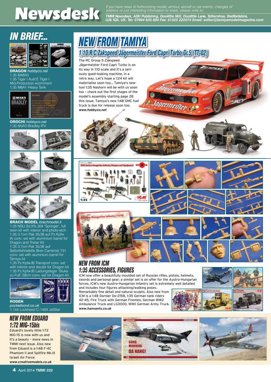 Tamiya Model Magazine Preview Pages