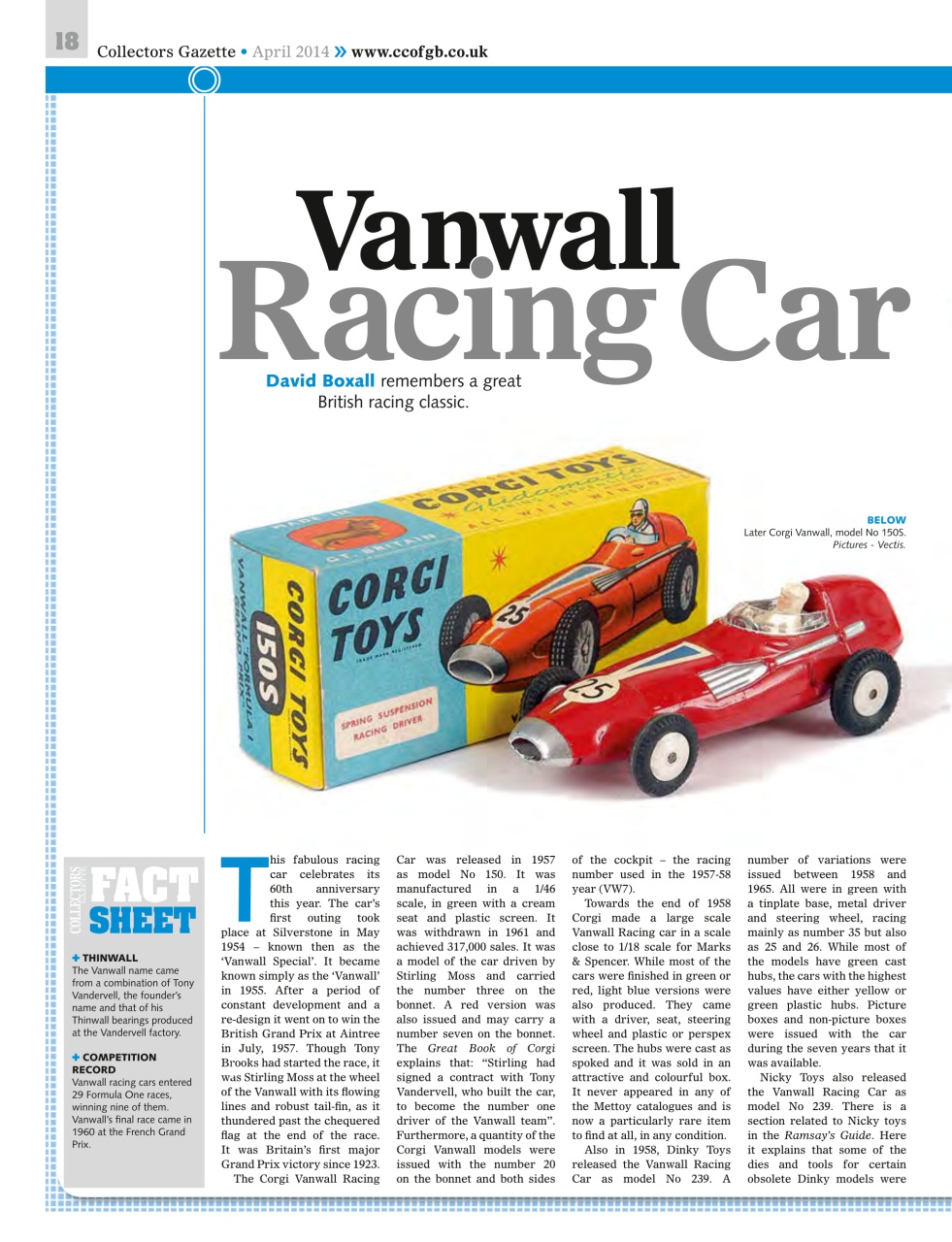 Collectors Gazette Preview Pages