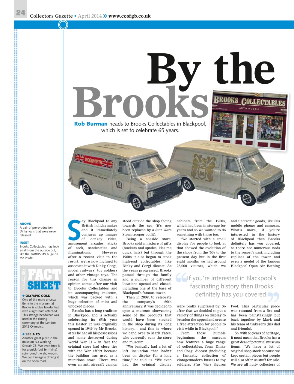 Collectors Gazette Preview Pages