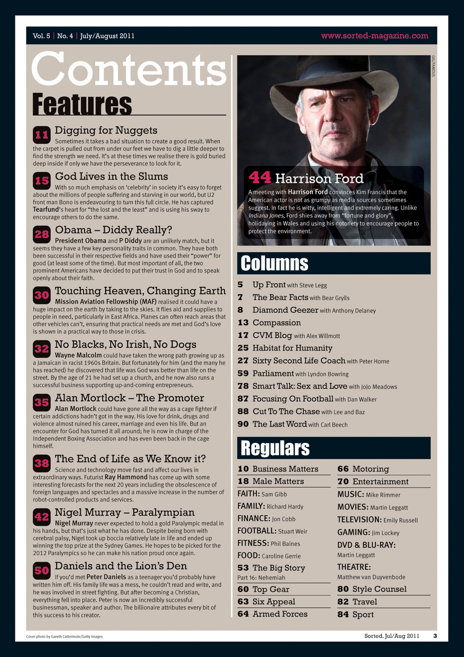 Sorted Magazine – The men's mag with morals Preview Pages