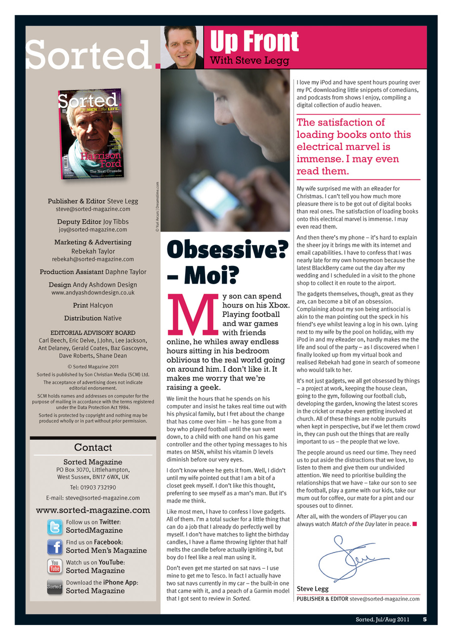 Sorted Magazine – The men's mag with morals Preview Pages