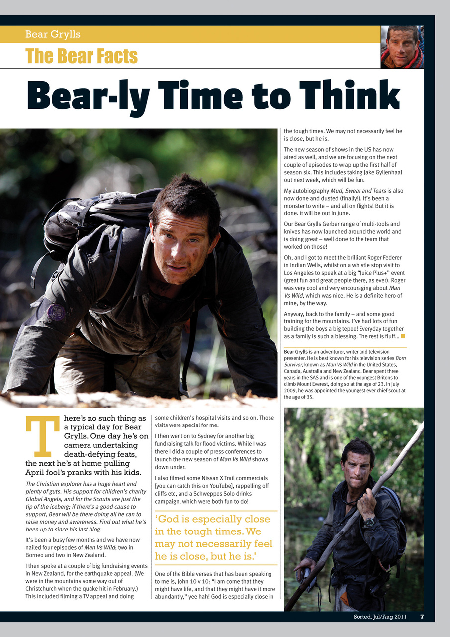 Sorted Magazine – The men's mag with morals Preview Pages