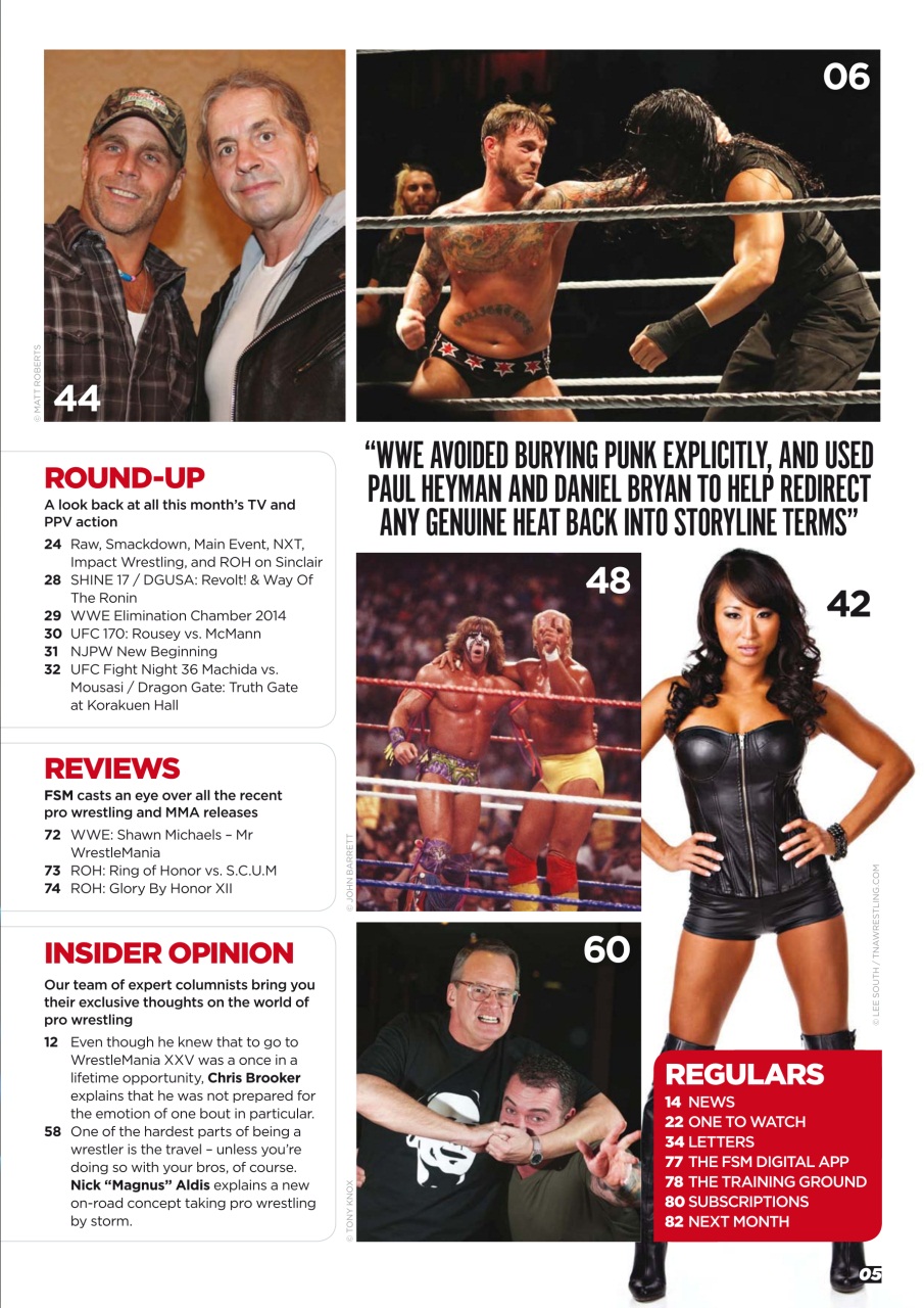Wrestletalk Magazine Preview Pages