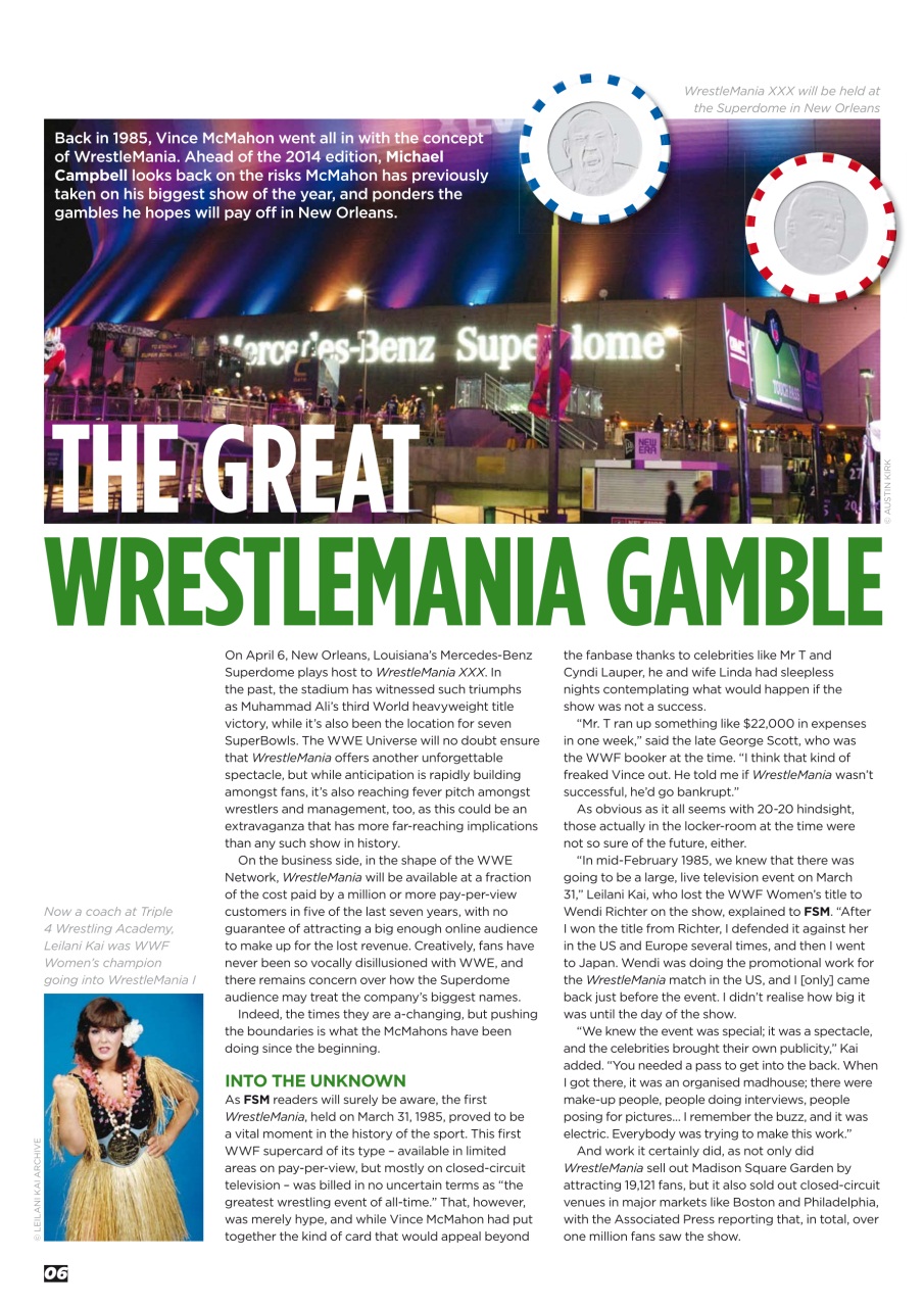 Wrestletalk Magazine Preview Pages