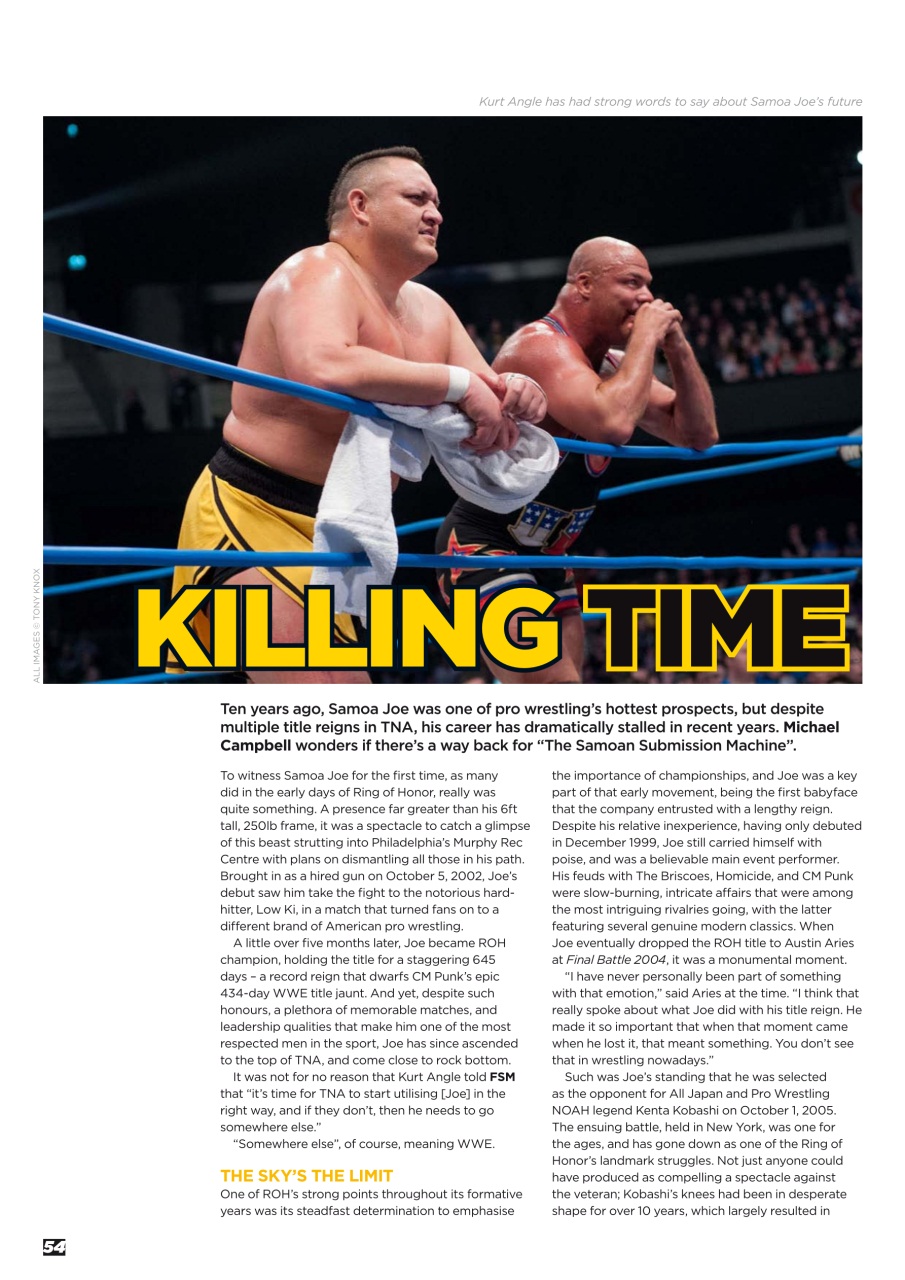 Wrestletalk Magazine Preview Pages