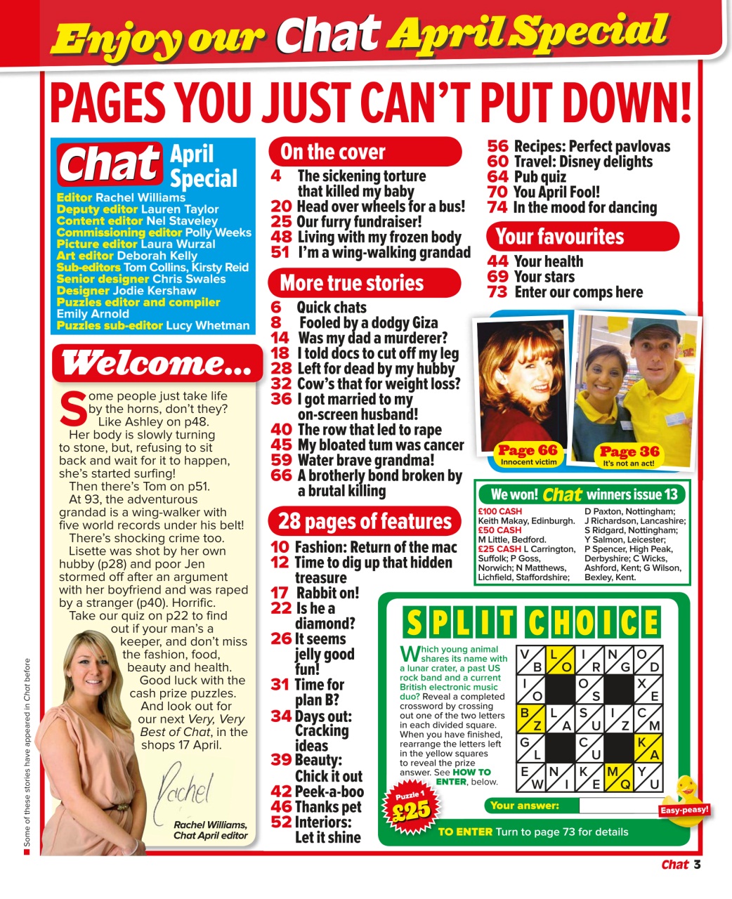 Chat Specials Preview Pages