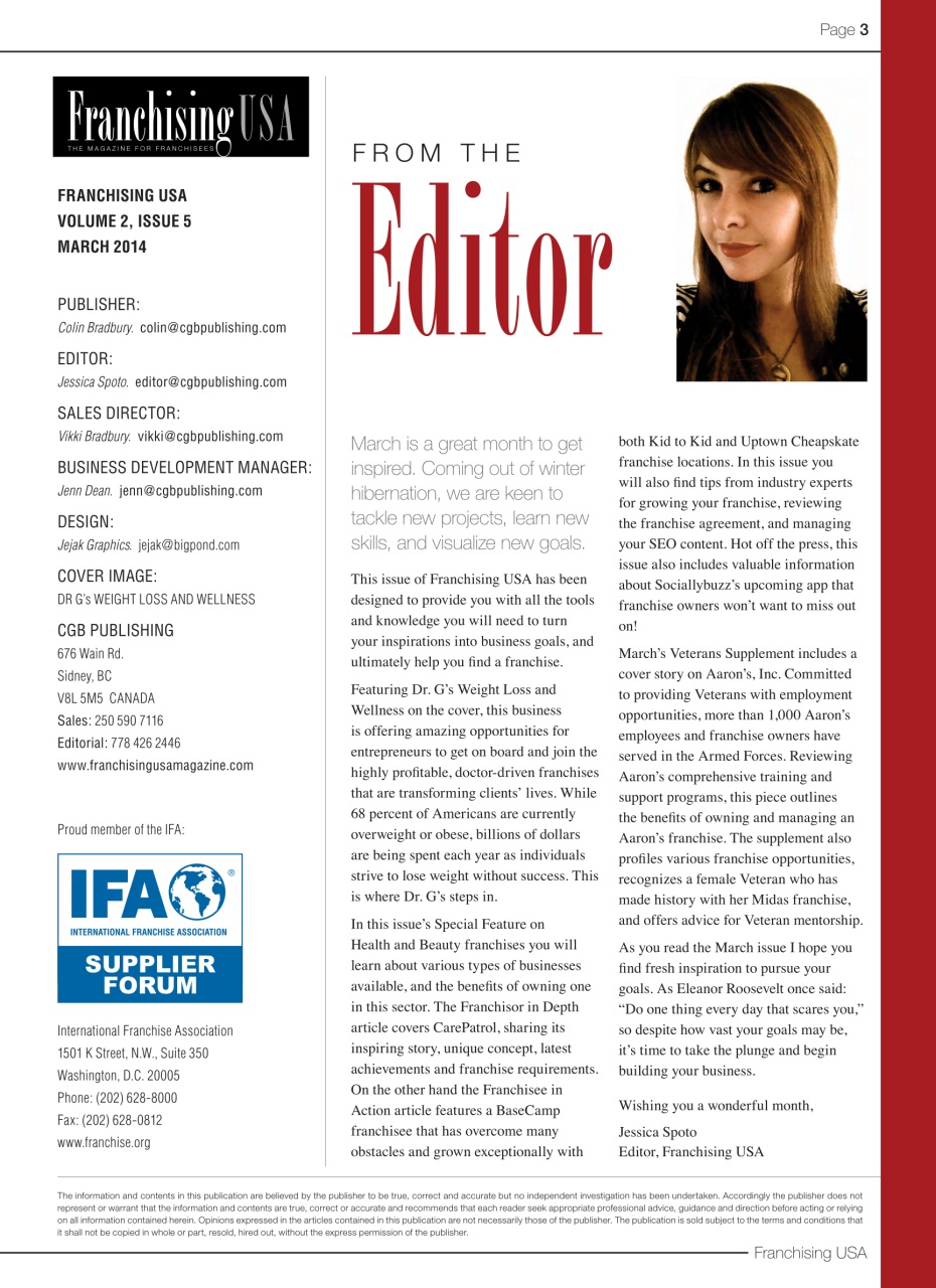 Franchising USA Preview Pages