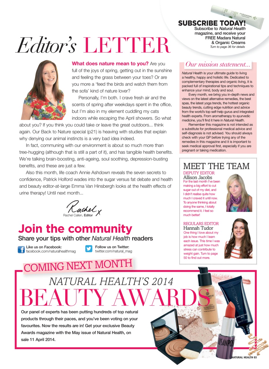 Natural Health Preview Pages