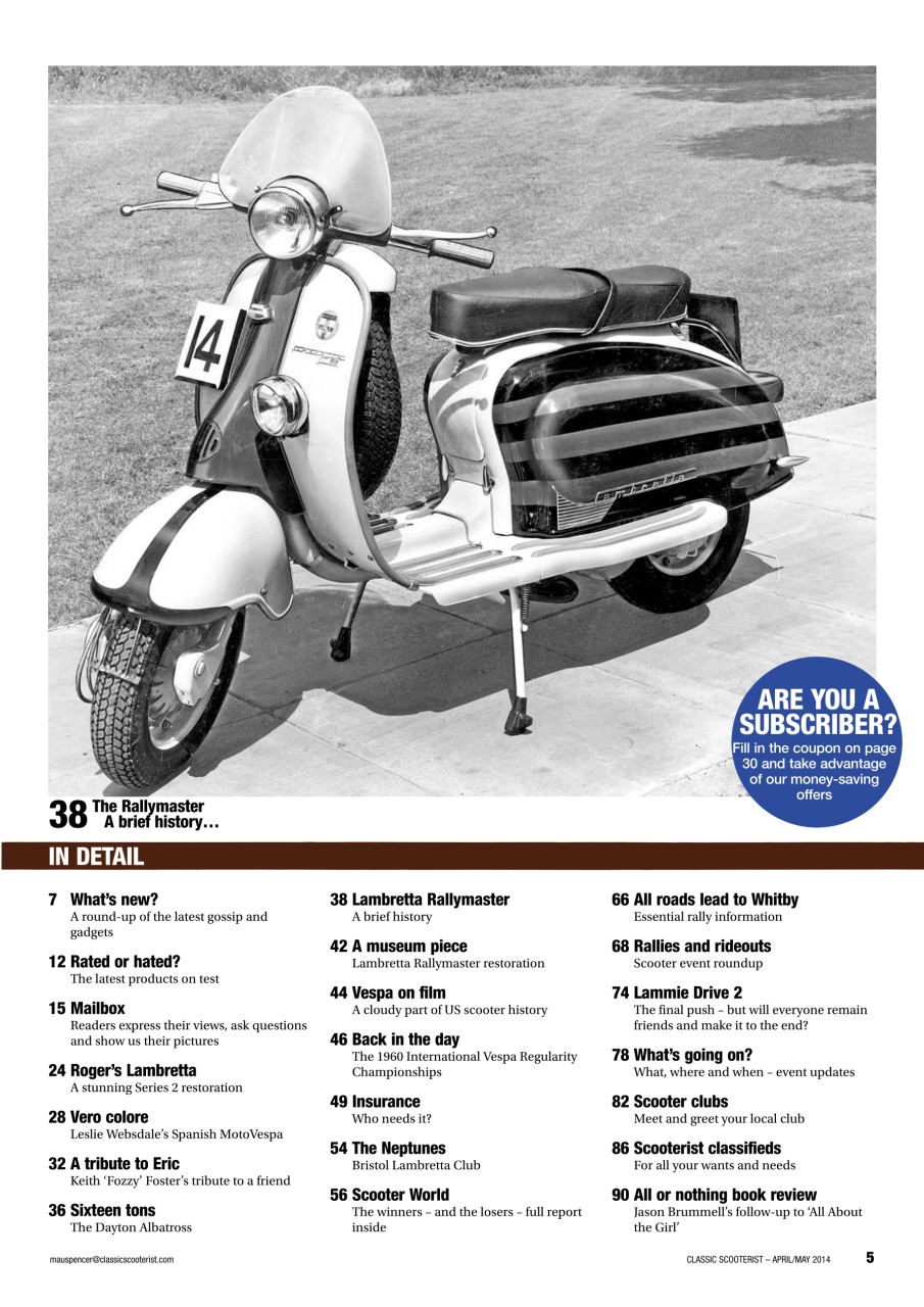 Classic Scooterist Preview Pages