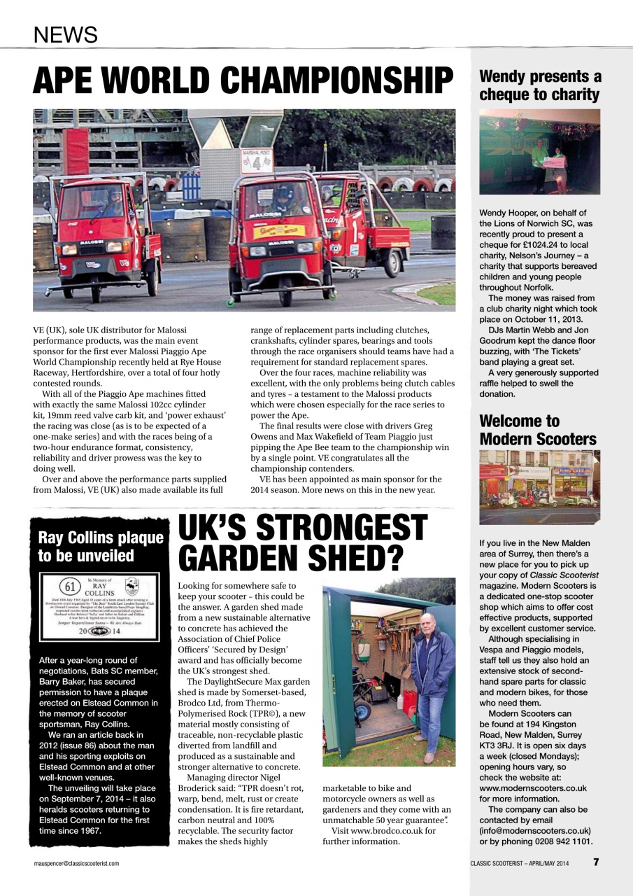 Classic Scooterist Preview Pages