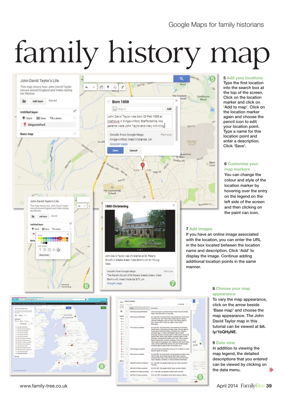 Family Tree Preview Pages